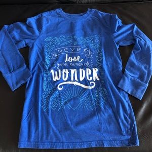 6 Piece Long Sleeve Graphic Tees Bundle Size 8-10